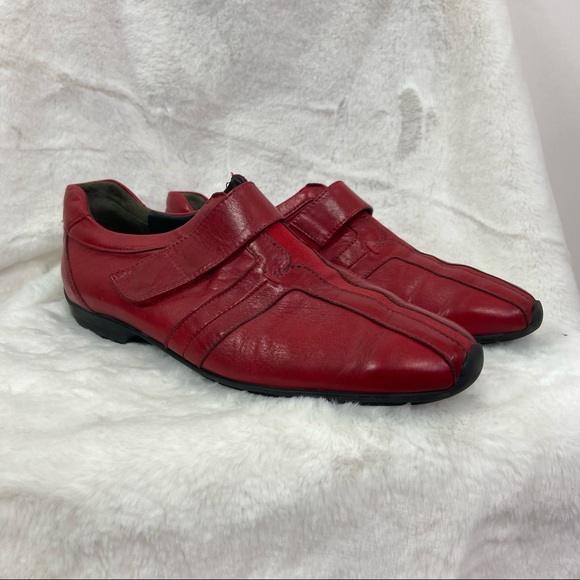 Paul Green Munchen red leather shoe. Size 4.5/7 - Picture 9 of 11